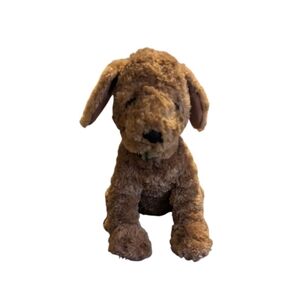 Eddie Bauer Gund TERRIER DOG with Collar, Brown Dog Toy